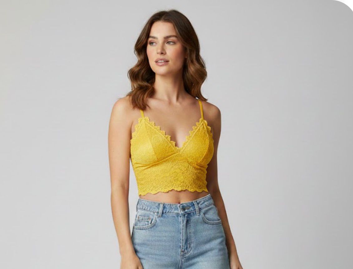 Luxe Lace Scalloped Bralette.